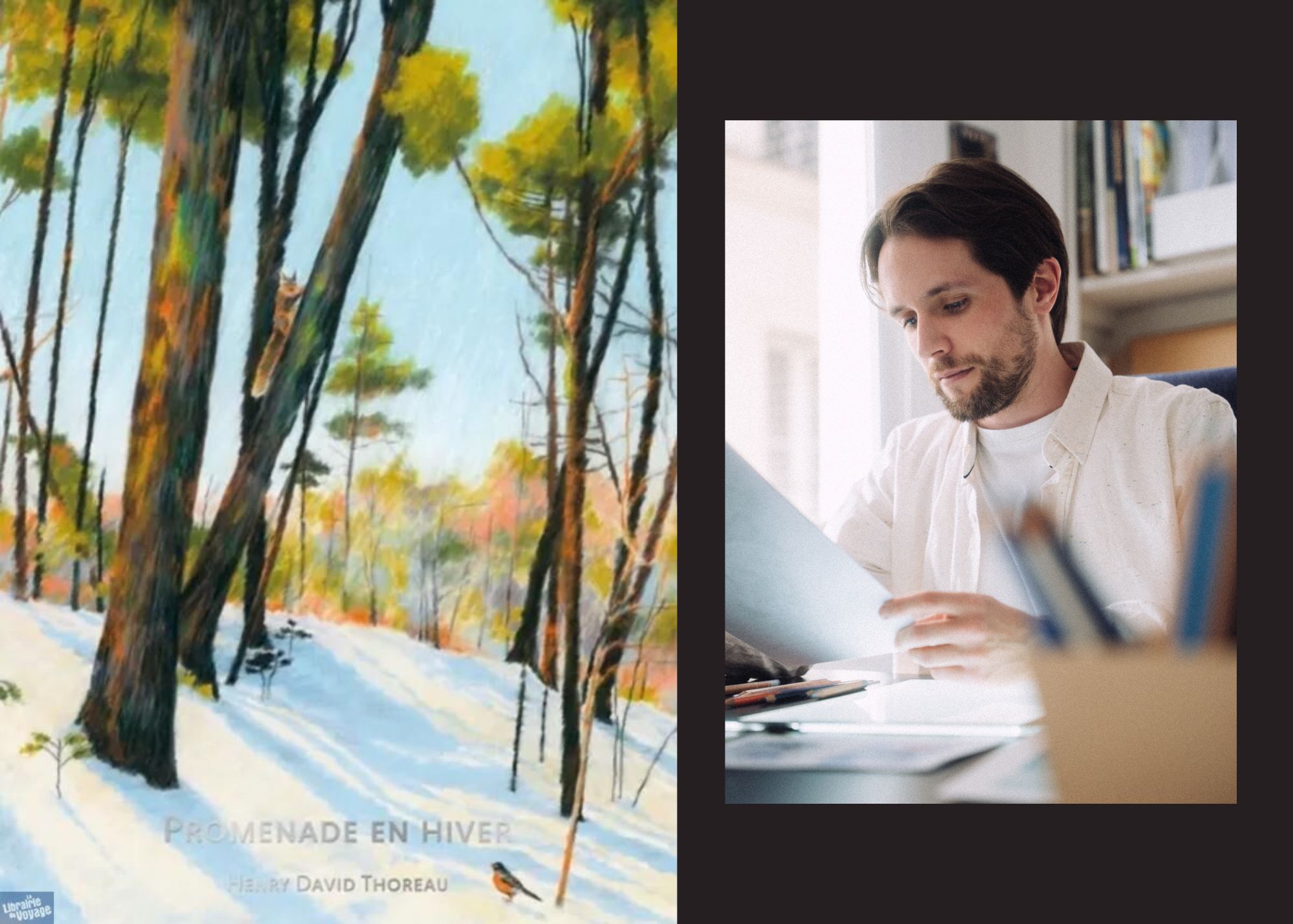 LANCEMENT & DÉDICACE DE « PROMENADE EN HIVER » DE H.D. THOREAU ILLUSTRÉ PAR CLÉMENT THOBY