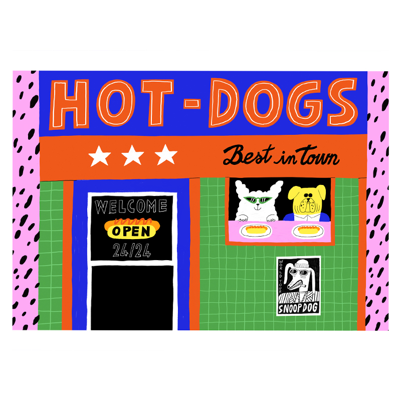 plateau « hot dogs » – dans les dents